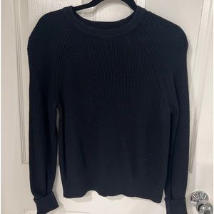 Banana Republic Navy Blue Crewneck Sweater Med